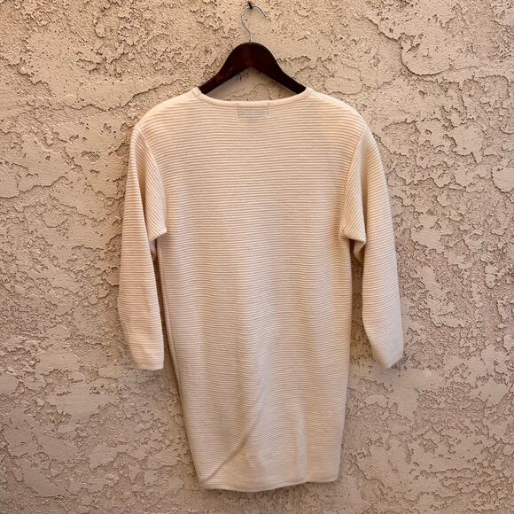 Vintage Premier Petites Cream Wool Sweater Dress Size Small - Picture 2 of 5